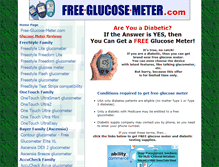 Tablet Screenshot of free-glucose-meter.com